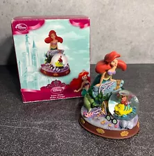 RARE Disney Store EXCLUSIVE - Little Mermaid Globe - Ariel, Flounder & Sebastian