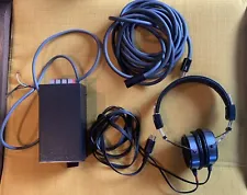 STAX Electret Ear Speaker SR-40 SR44 Earspeakers & SRD-4 Amplifier Headphones