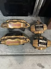 2005 SUBARU WRX STI EJ257 GD7 OEM GOLD BREMBO BRAKE CALIPERS