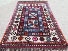 Turkish Carpet, Wool Rug, Handmade Floor Rug, Tribal Carpet, Antique Rug 35"x48"