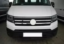 VW CRAFTER FRONT GRILL 2017 - ONWARDS 4 PIECES CHROME COVER STAINLESS STEEL