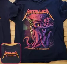 Metallica Foxborough MA Day 2 At Gillette Stadium 2024 M72 World Tour T shirt