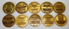 ( 10 ) U.S. Navy Challenge Coins / Tokens - Modern Production - Lot# CC3