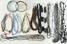 Native American Seed Bead Necklaces Multi Necklaces Lot Jewelry #98