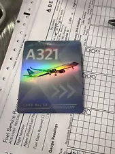 DELTA Airlines Pilot Trading Card A321 #58 Airbus A321NEO (2nd card for sale)