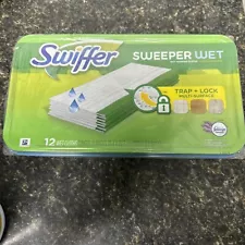 Swiffer Sweeper Wet Mopping Pad Refills for Floor Mop with Febreze Lavender Scen