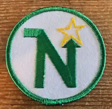 Minnesota North Stars Uniform Patch Vintage NHL Hockey Round Embroidered Logo