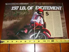 1983 HONDA CR125R - ORIGINAL ARTICLE CR 125