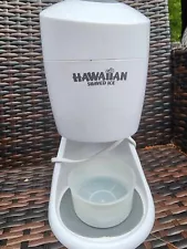 Hawaiian Shaved Ice Maker Machine Electric