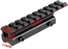 SEE THROUGH HIGH RISE Mossberg 702 715T Plinkster Dovetail Rail Adapter Scope