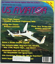 US AVIATOR magazine September 1992 Bellanca Cruisair scarce