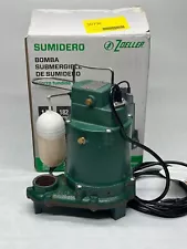 Zoeller 1052 1/3 HP Cast Iron Submersible Sump Pump 115V 48 GPM Non-Clogging