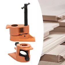 1'' Heavy Duty Pipe Clamp Fixture Pipe Clamp Fixture Woodworking Full Set