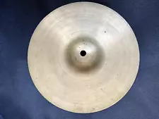 UFIP Italy Vintage 1958 10" Splash Cymbal Beautiful Sound