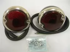 1935 to 1952 Ford Passenger Car Sedan Pickup Truck Tail Lights PAIR Taillights