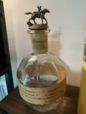 Blanton's Single Barrel Bourbon Whiskey Empty Bottle 750 ml w Cork Letter S