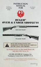 RUGER RIFLES, REVOLVERS, SHOTGUNS, PISTOLS, FIREARMS OWNERS MANUALS MORE BELOW