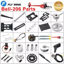 Fly Wing Bell-206 RC Helicopter Original Parts Tail Main Blade Motor Servo ESC