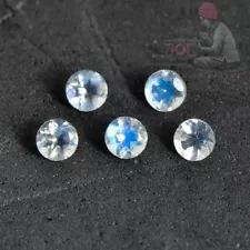 Natural Rainbow Moonstone 3mm Round Cut loose Gemstone for sale Lot 200 Pcs