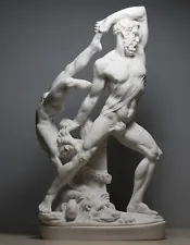 Hercules throwing Lichas Greek Roman God Statue Sculpture Canova Museum Copy