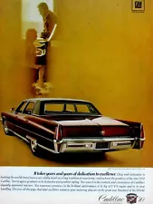 1970 Cadillac Fleetwood Brougham Vintage Original Print Ad 8.5 x 11"