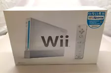 Nintendo Wii Console w Wii Sports/ Controller/Nunchuck/All Cords- TESTED-In Box