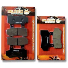 Front + Rear Brake Pads for Harley Davidson FLTR FLTRX FLTRXS FLTRU [2008-2022]