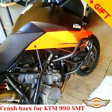 For KTM 990 SMT crash bars engine guard 990 Supermoto, Bonus (For: KTM 990)