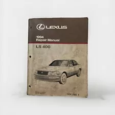 Lexus LS-400 1994 OEM Shop Service Repair Manual DIY Maintenance Guide Engine 94