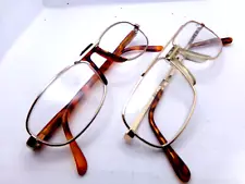 2 pair Reading glasses Vintage hard to find styles reader power +1.0