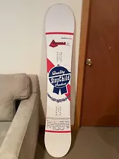 Stepchild Latchkey Snowboard Pabst PBR 156 cm