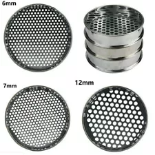 Round Garden Sieve Riddle Sifter For Compost Gravel Soil Stone Sieve 6-12mm Hole