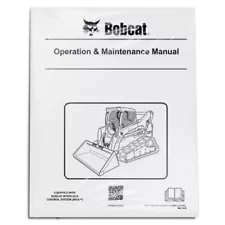 Bobcat B300 Backhoe Loader Operation & Maintenance Manual Owner's 2 PN #6903386