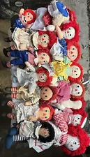 Raggedy Ann & Andy Doll Lot