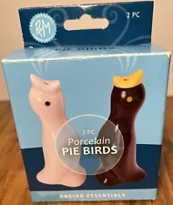 Porcelain Pie Birds New In Box R&M