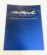 Sea Ray 370 Sundancer Outboard Owner's Manual $Free Shipping$