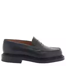 J.M. Weston Ladies Noir 180 Triple Sole Loafers