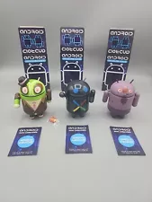 Android Series Collectibles Lot of 3 With Boxes & Checklists Bell, Ham, Kano