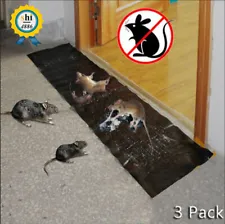 3 Pack Large Mice Mouse Glue Traps Rodent Catcher Rat Board Indoor Super Sticky