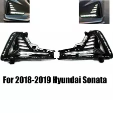 Fog Lights Driving Lamp Driver & Passenger Side LH RH For Hyundai Sonata 2018-19