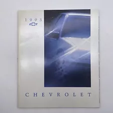 Original 1993 Chevrolet 95 Page Full Line Sales Brochure Chevy Corvette Camaro