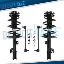 Front Struts w/Coil Spring Sway Bars Links for 2011 2012 2013 2014 Toyota Sienna