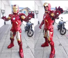 Iron Man Cos Wearable Helmet Armor Costume Suit EVA White Model Props Handmade