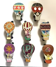 Adventure Out There Hot Air Balloon 8 pin set limited release