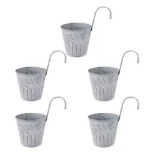 Rustic Flower Pots Hanging Flower Pots Metal Vase Hanging Pots Plants