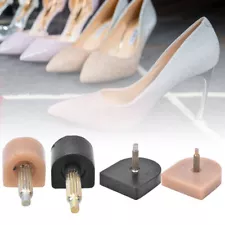 10 Pairs High Heel Tips Replacement Shoes Heel Dowel Shoe Repair Accessories615