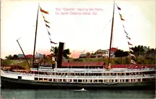 PC The Cabrillo Ship Leaving San Pedro for Santa Catalina Island, California