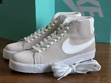 NIKE SB Blazer Premium SE Mens US 10.5 New Tan White 631042-100 Lance Mountain