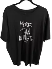 Nike Lebron James More than an Athlete T-Shirt Men’s XXL Athletic Dri-Fit Rare!