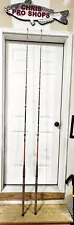 Pair of 7’6" 2 Pcs Whisker Seeker MH S-Glass Catfish Spinning Rods FMJ-76-2P-MH